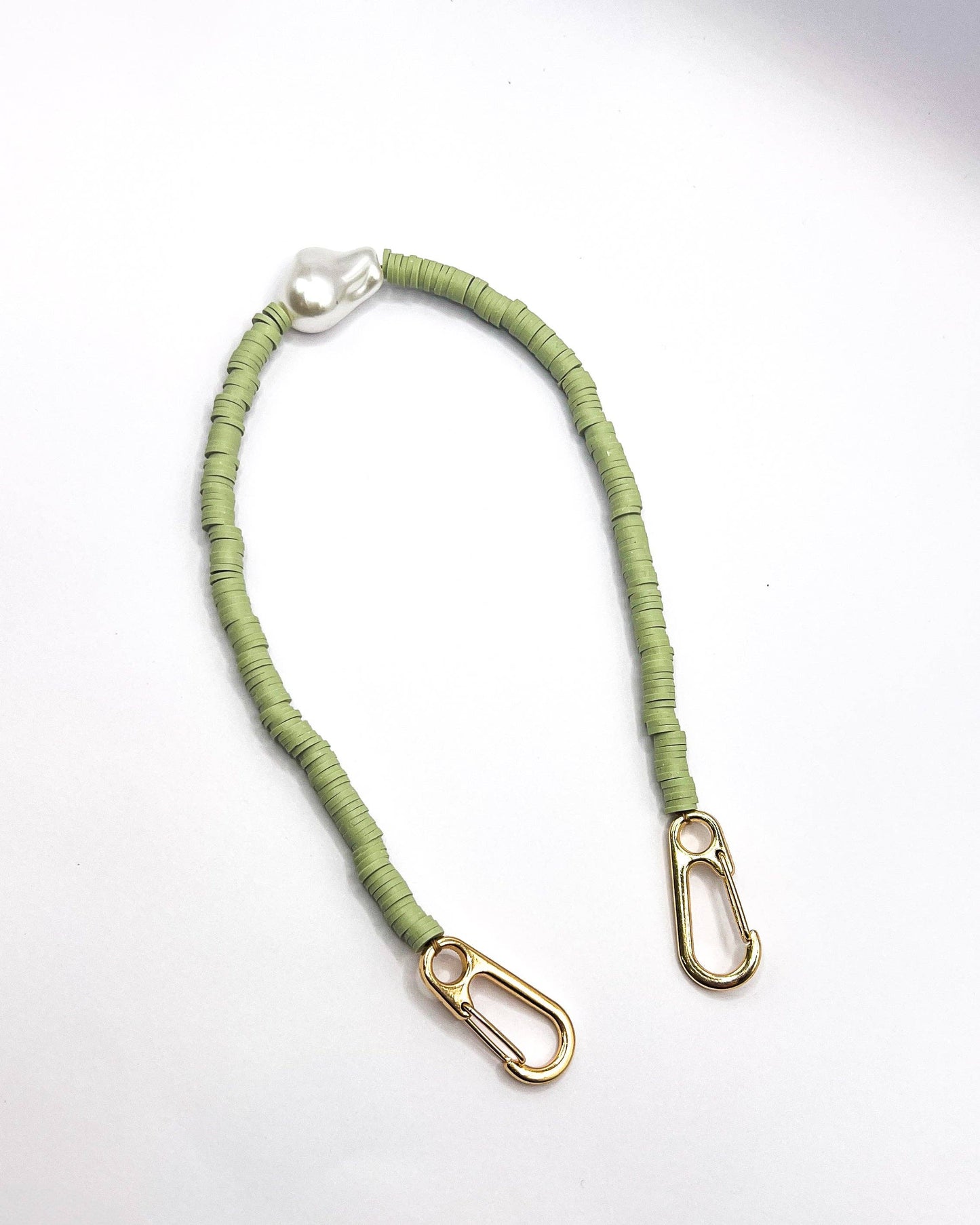 Wristlet Phone Chain with Pearls