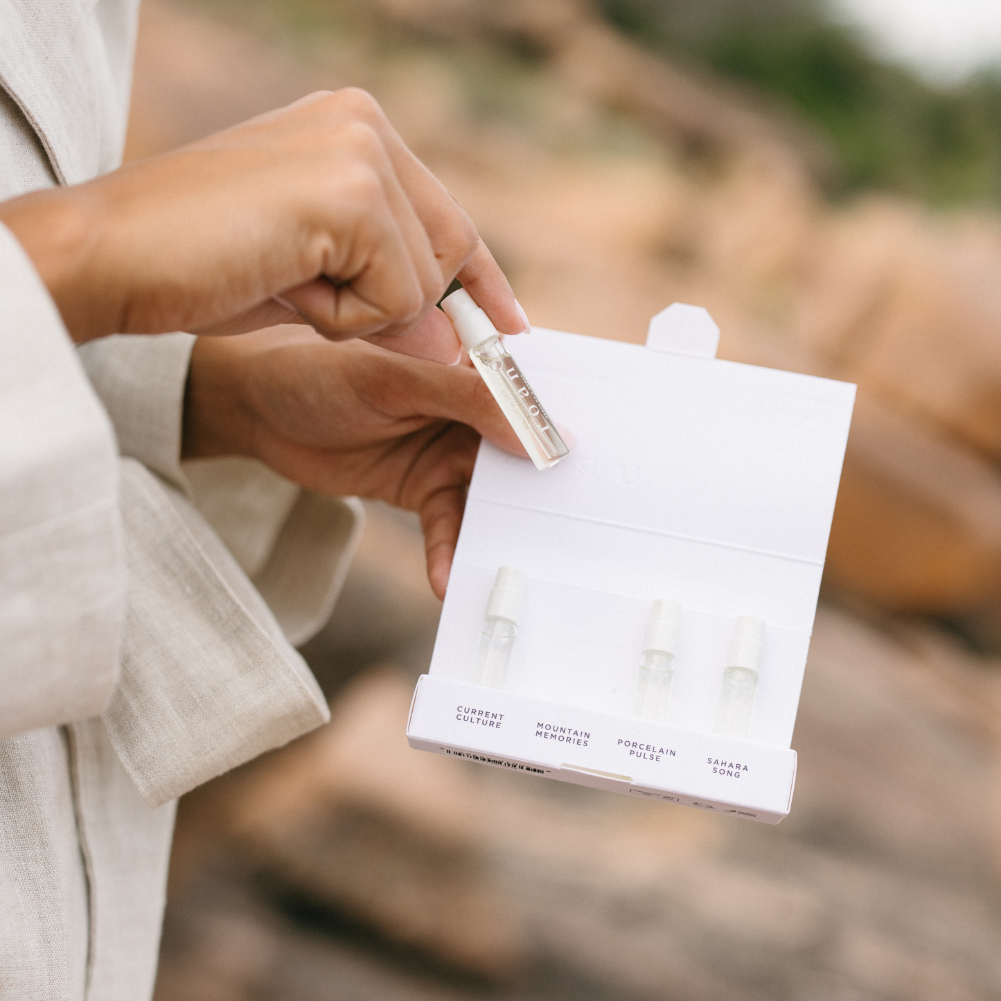 Discovery Set: Clean Tea-Based Fragrance (4x2ml Vials)