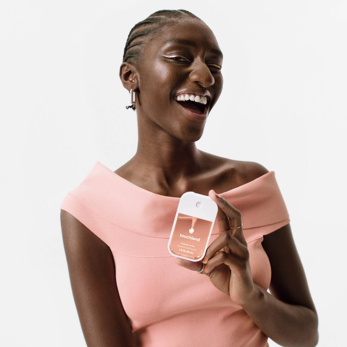 Velvet Peach Power Mist Hydrating Hand Sanitizer - Touchland