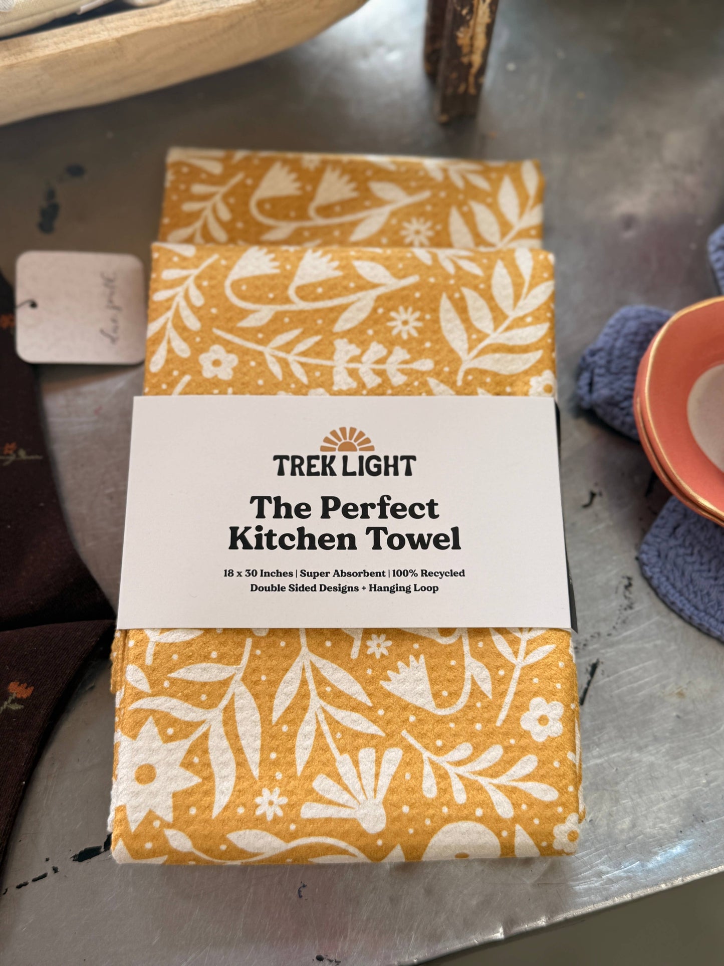 Trek Light - Kitchen Tea Towel Quick Dry | Meadow Flowers