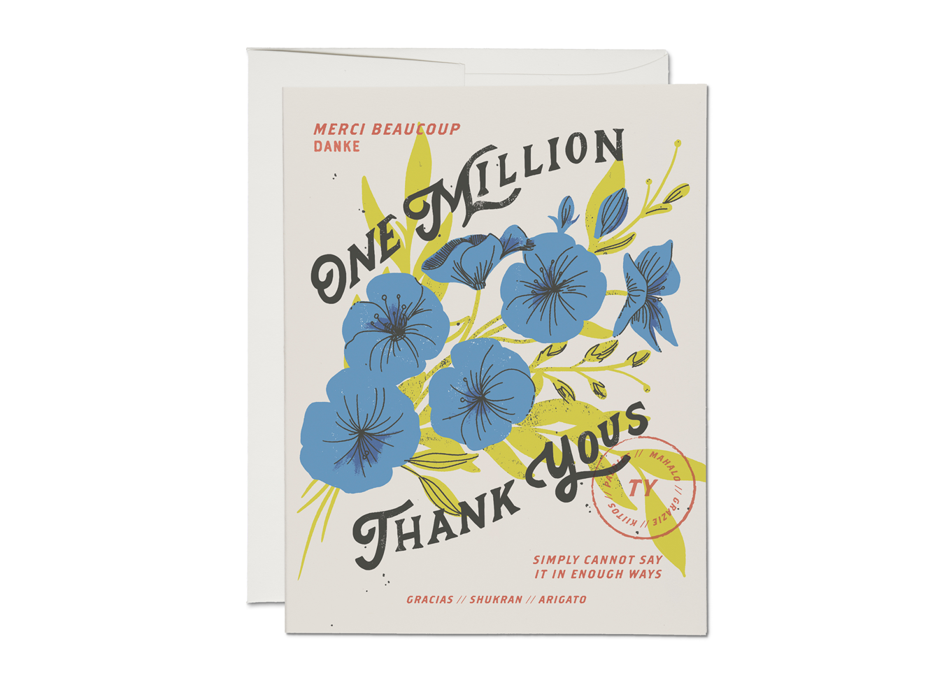 One Million thank you Red Cap Cards