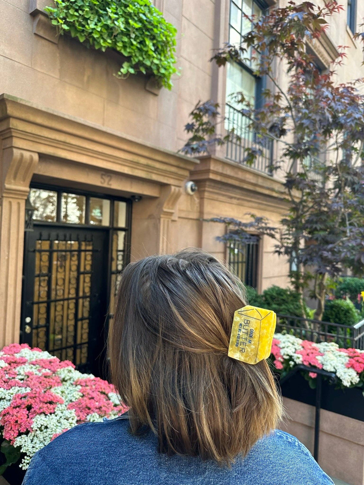 Butter Hair Clip | Solar Eclipse - Hand-painted