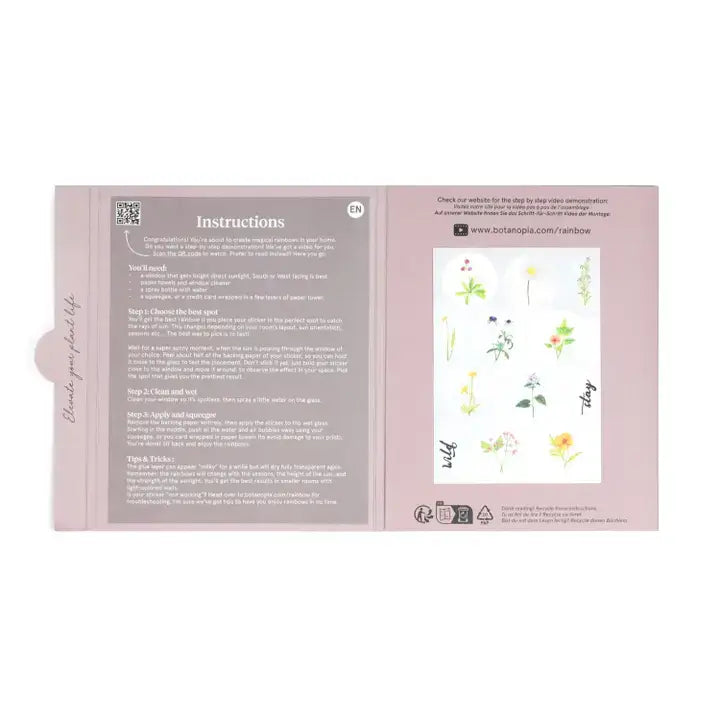 Rainbow maker sticker - Stay Wild (8 mini stickers)