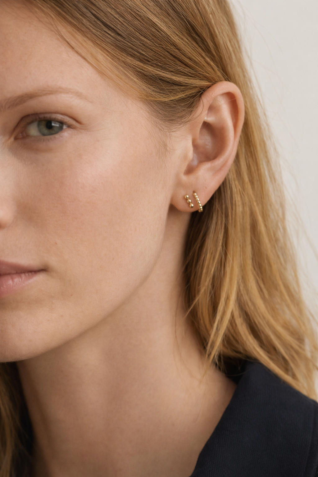 Lily Dot Bar Studs | Gold Fill - Sheena Marshall Jewelry