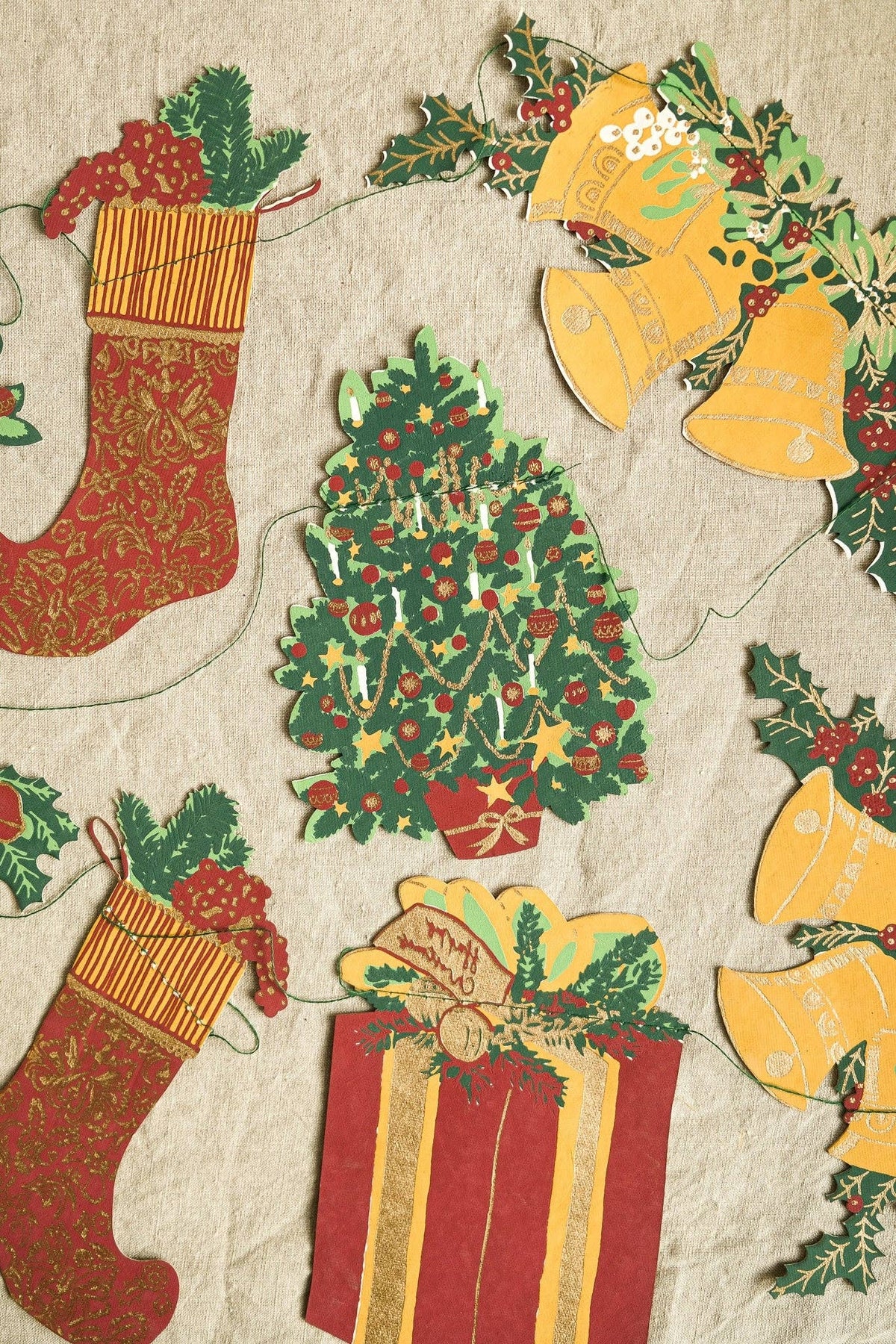 East End Press - CHRISTMAS SEWN GARLAND