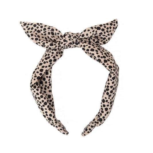 Leopard Love Tie Headband - Rockahula Kids US