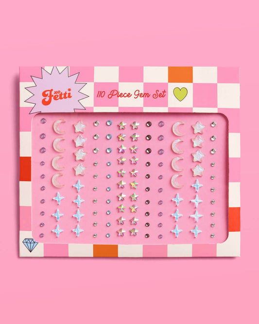 Celestial Face Gem Set - 110 adhesive pcs, New Years Eve