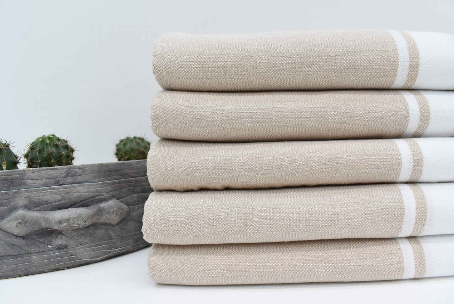 Beige - Organic Turkish Towel