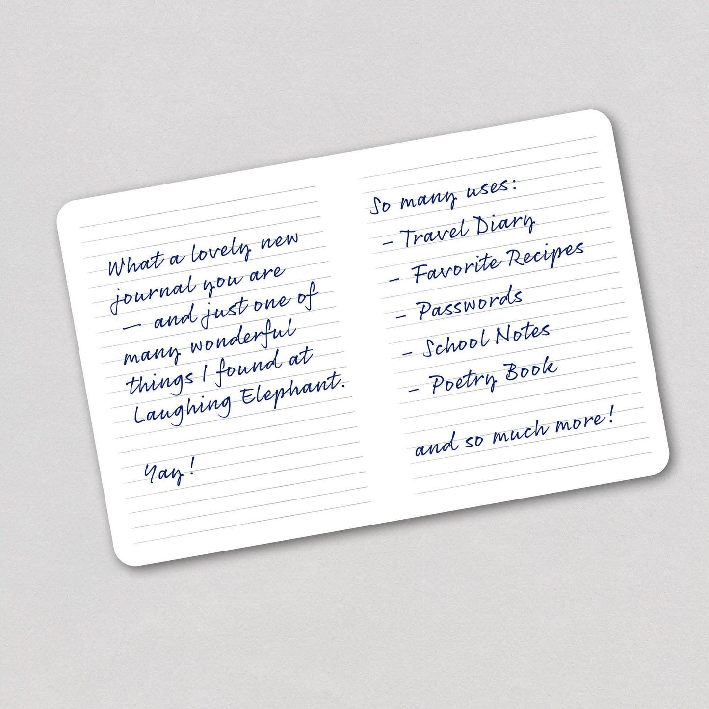 Blue Vintage French Notebook