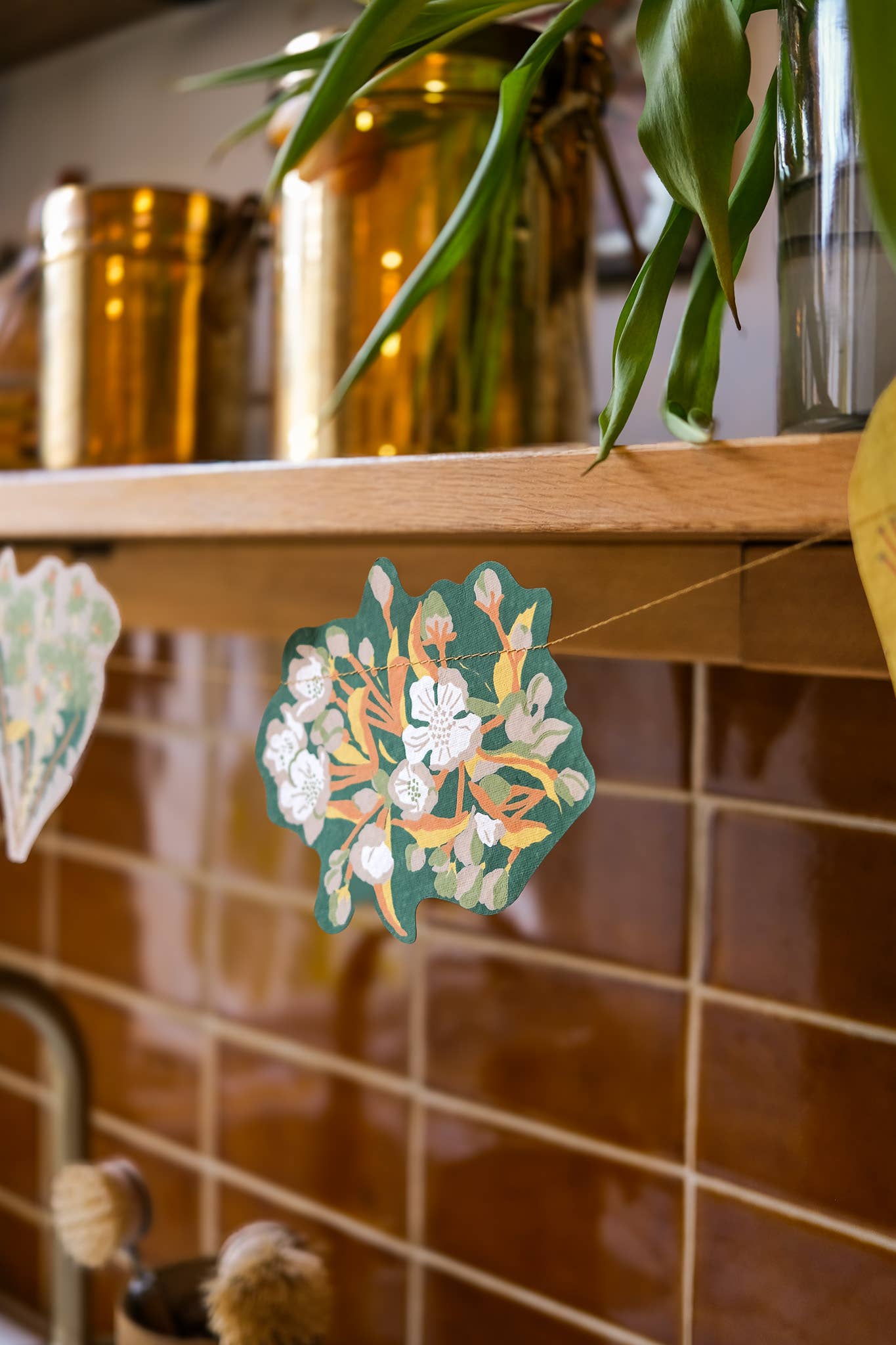 SPRING BLOOMS SEWN GARLAND