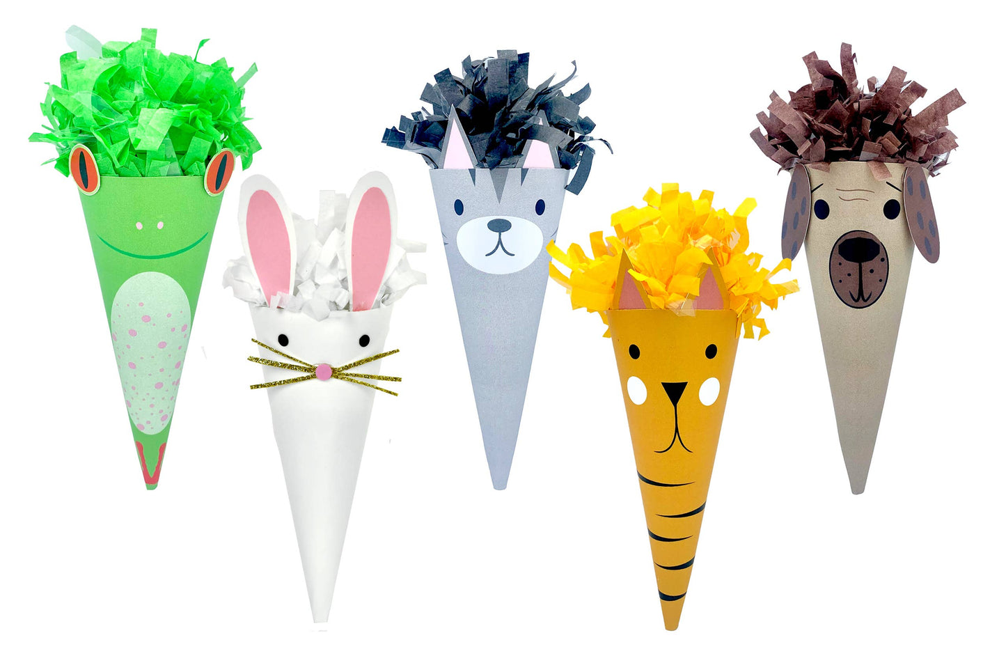 Mini 7" Surprise Cone - Animals