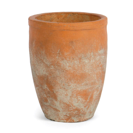 tapered terra cotta planter