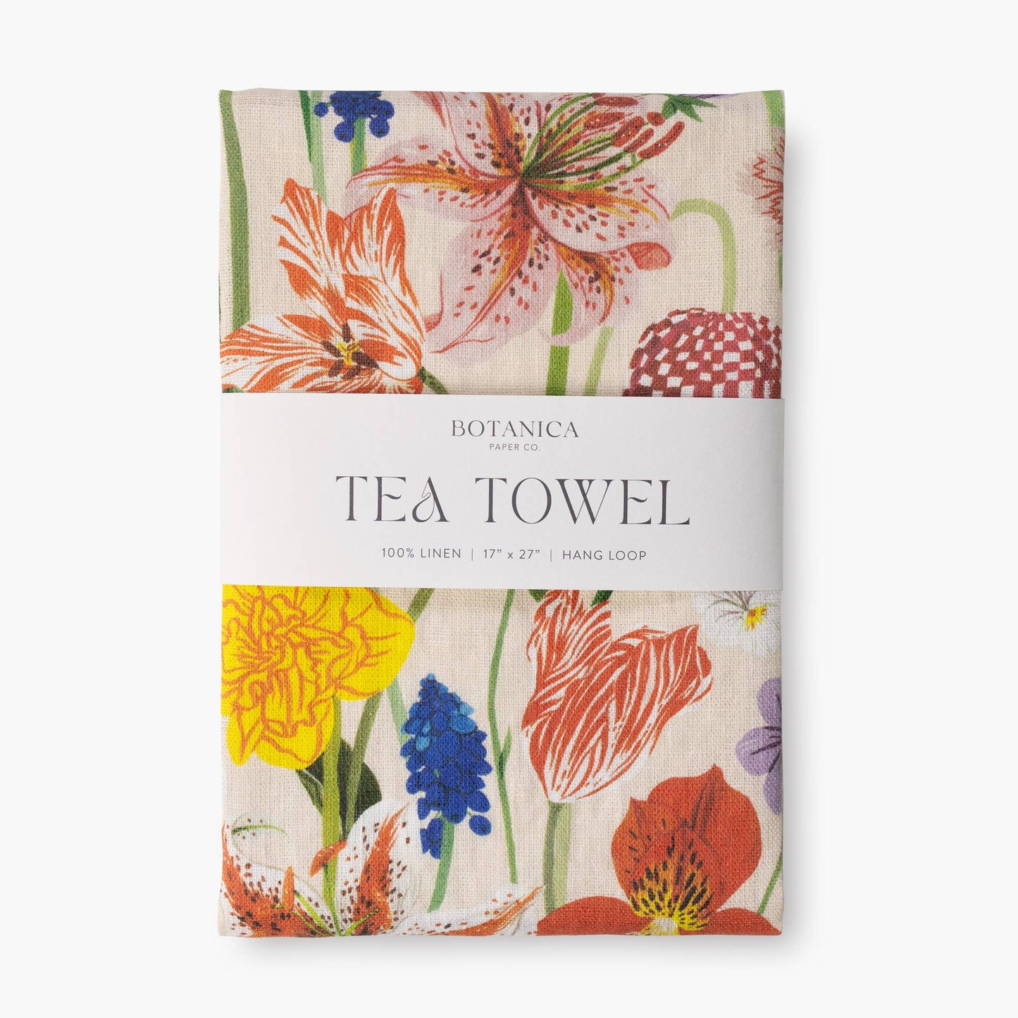 SPRING | 100% LINEN TEA TOWEL - Botanica Paper Co.