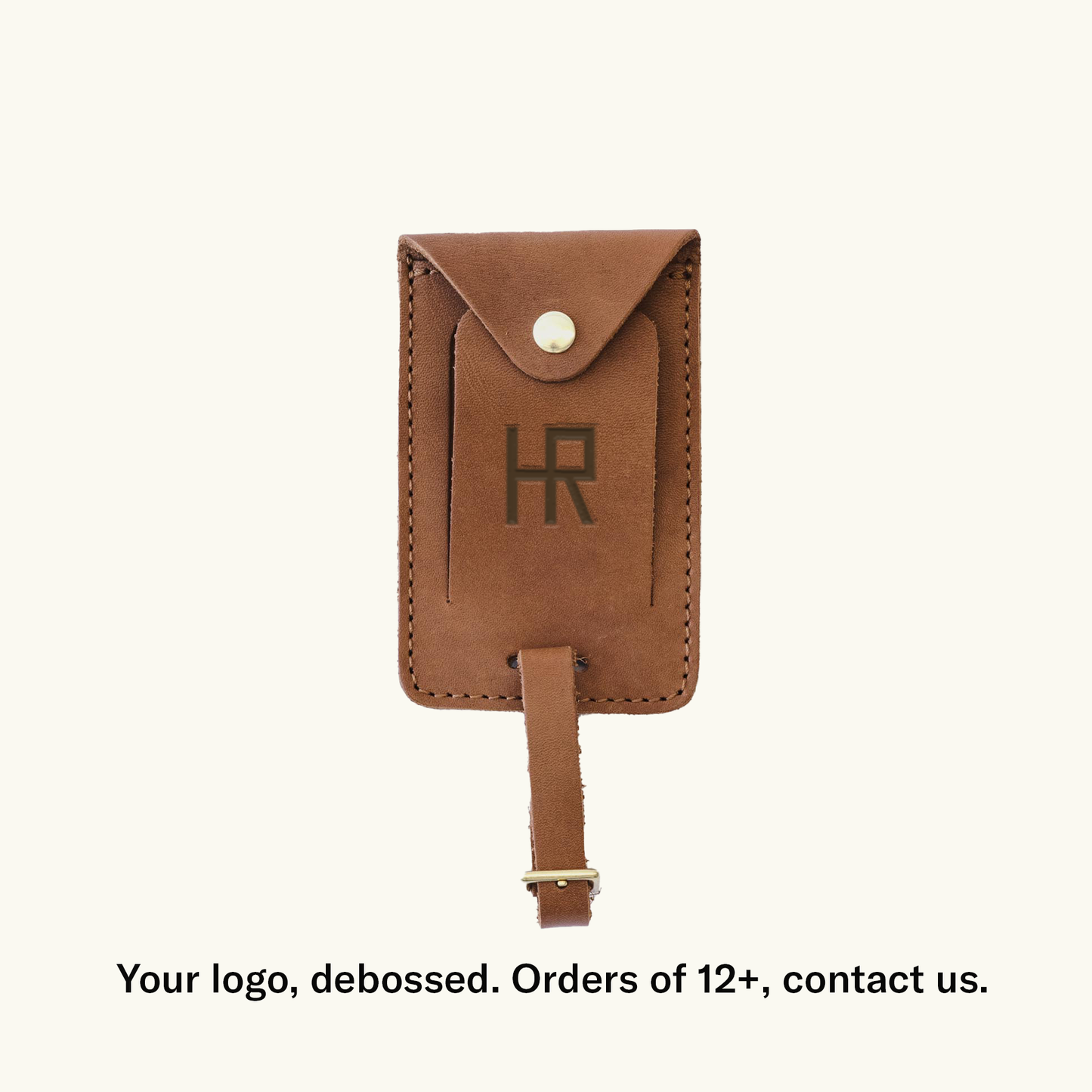 WP Standard - Leather Luggage Tag