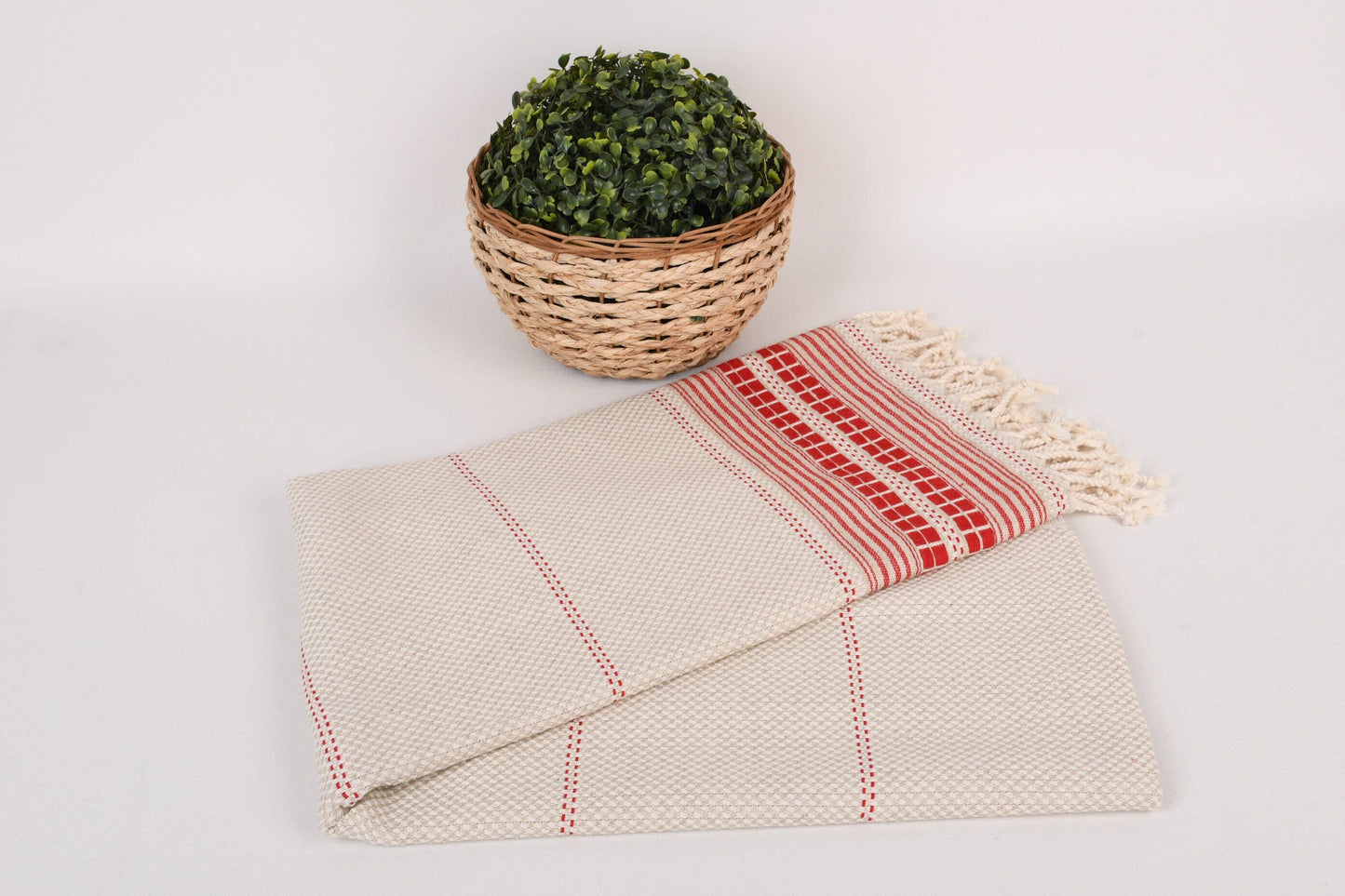 Red - Organic Turkish Towel