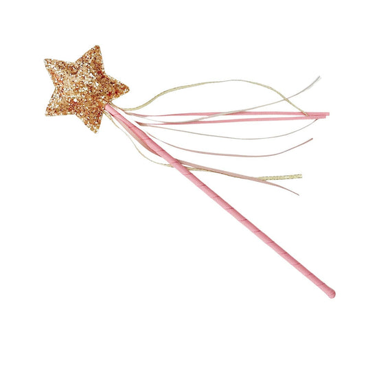 Pink Glitter Star Wand - Rockahula Kids US