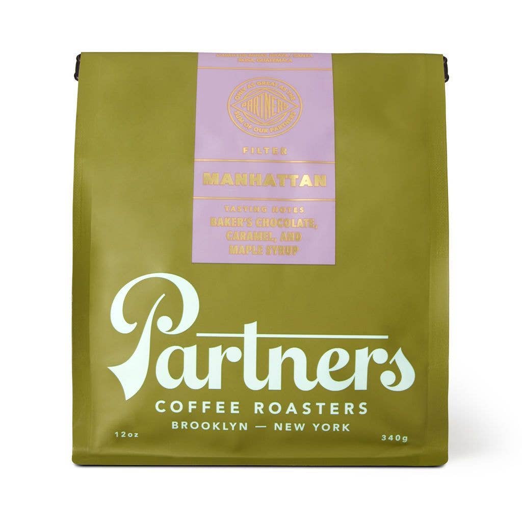 Manhattan - 12oz - Partners Coffee Roasters, Whole Bean Coffee