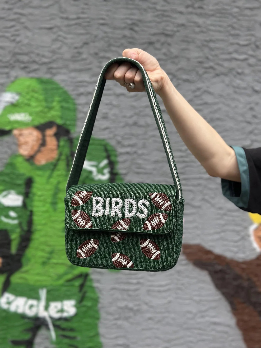 Go Birds Shoulder Beaded Bag - Phannie's