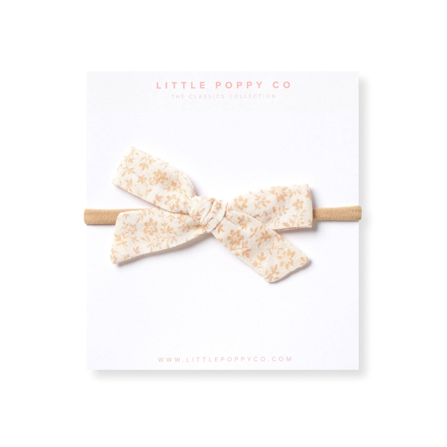 Soft Yellow Vintage Headband Bow
