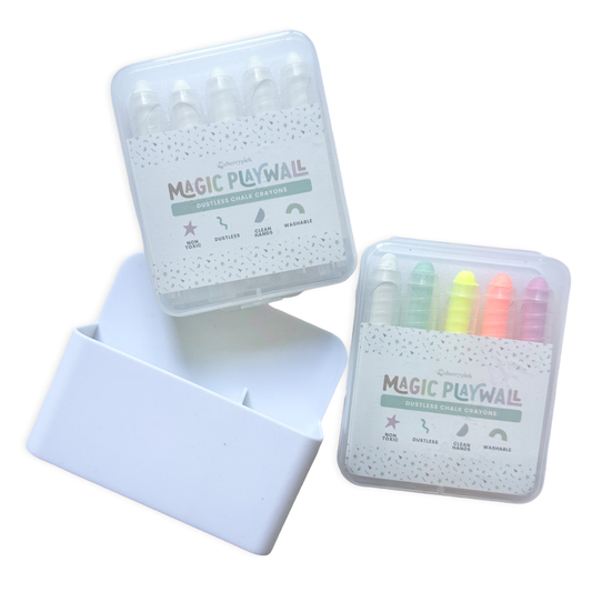 Chalk Crayons + Magnetic Holder