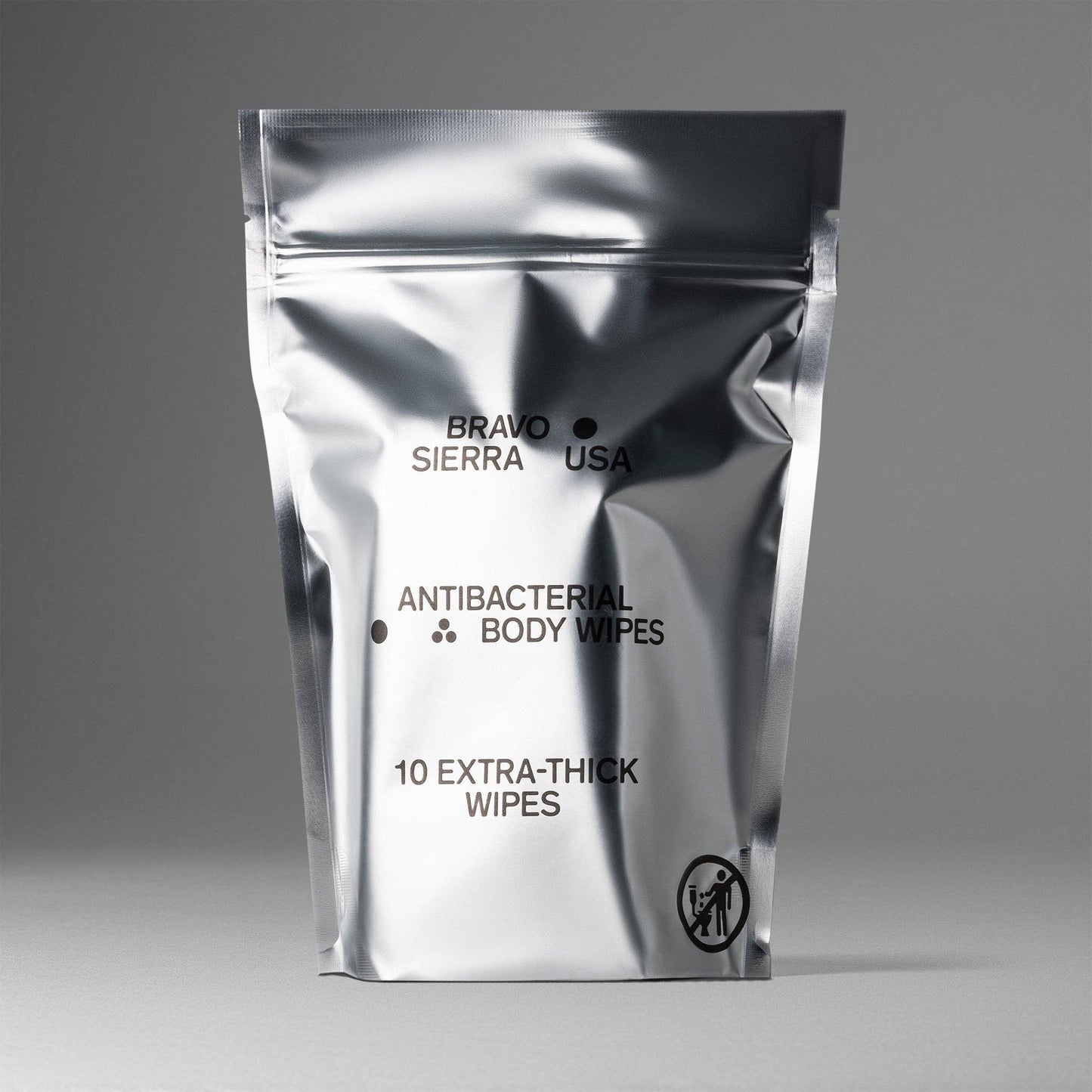 ANTIBACTERIAL BODY WIPES (10CT) Bravo Sierra