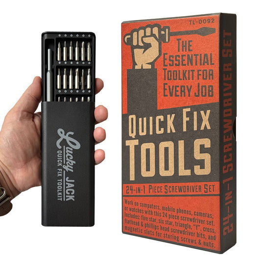 Quick Fix Tools – 24-in-1 Screwdriver Set (18pk)