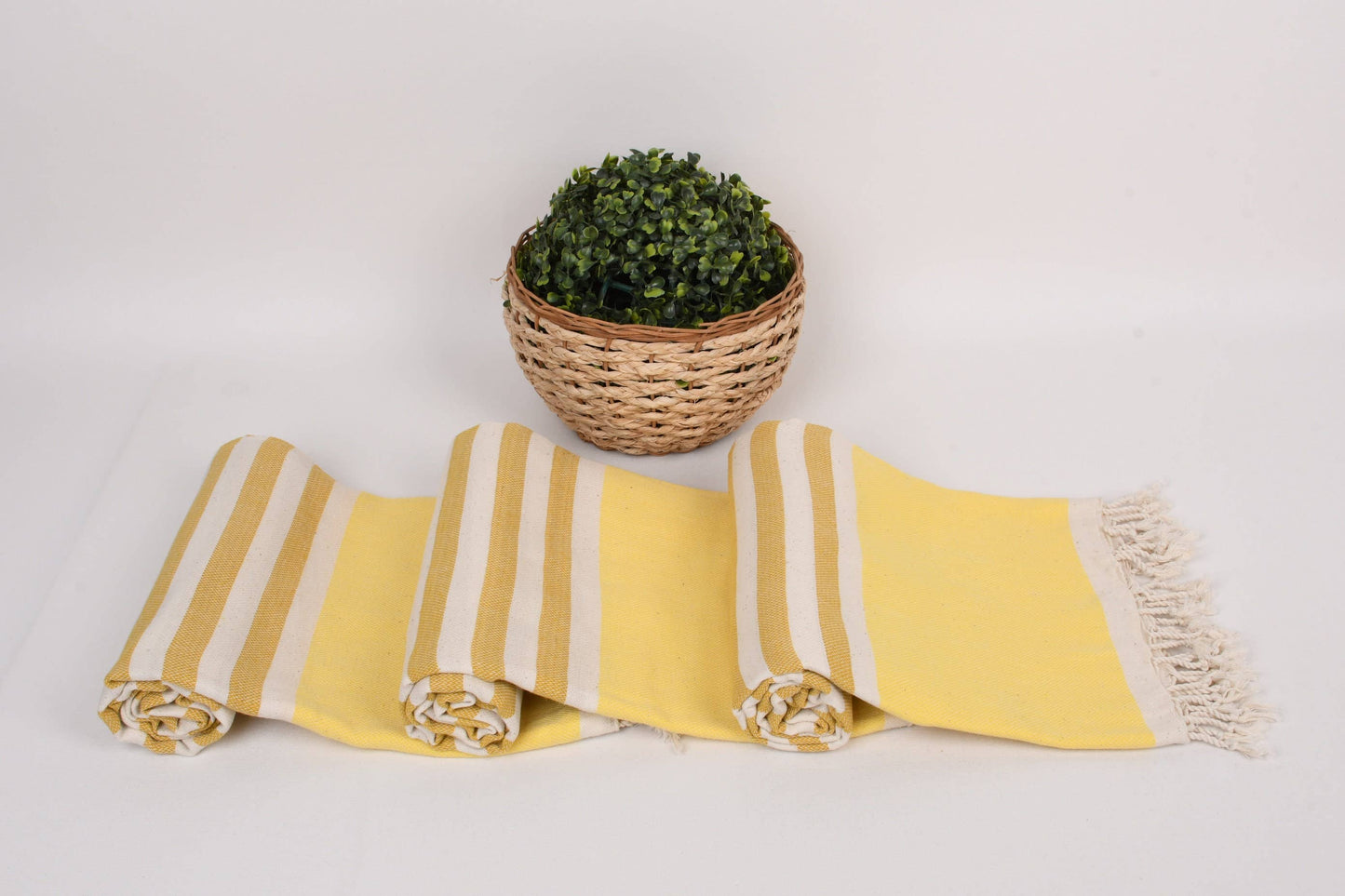 Yellow Organic Turkish Towel