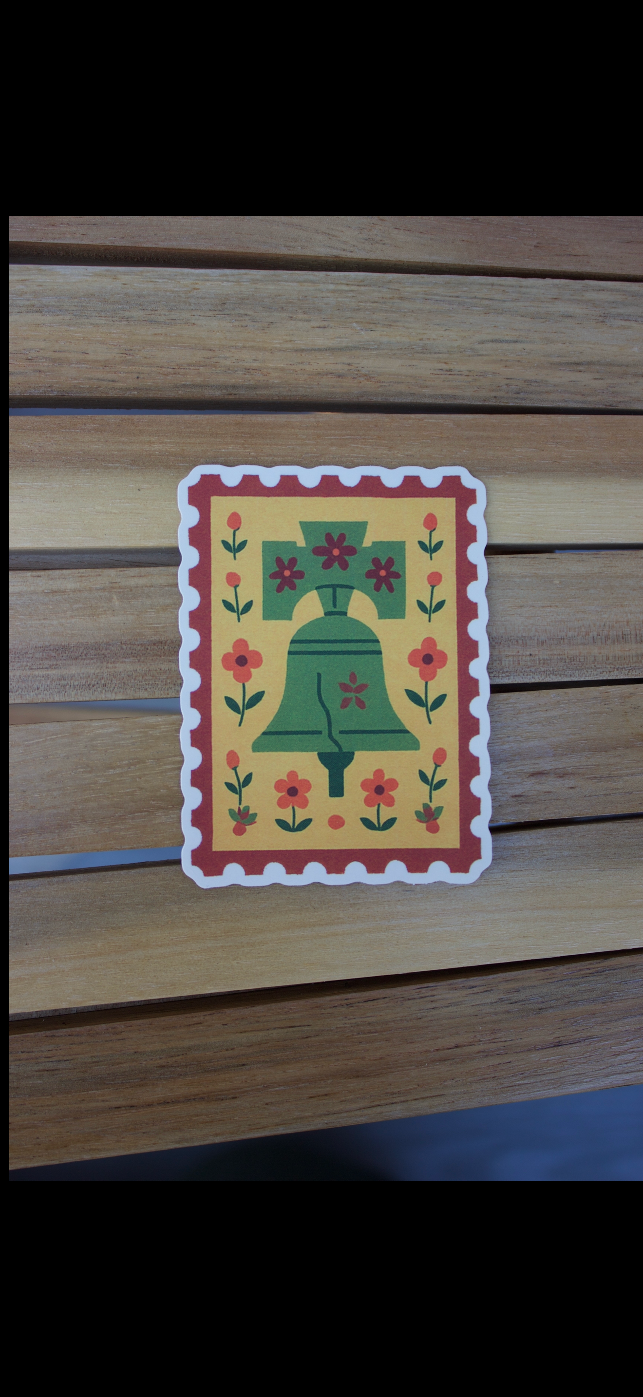 Dainty Studios - Liberty Bell Stamp Sticker