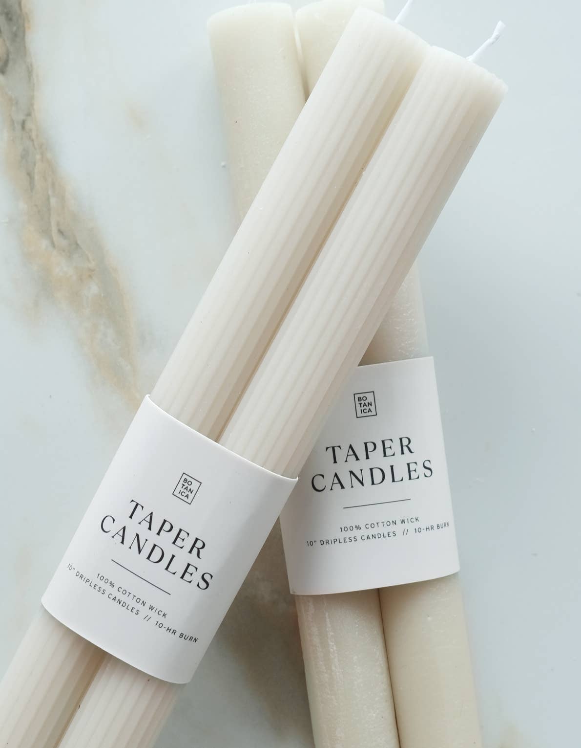 Neutral, Taper Candle Pair