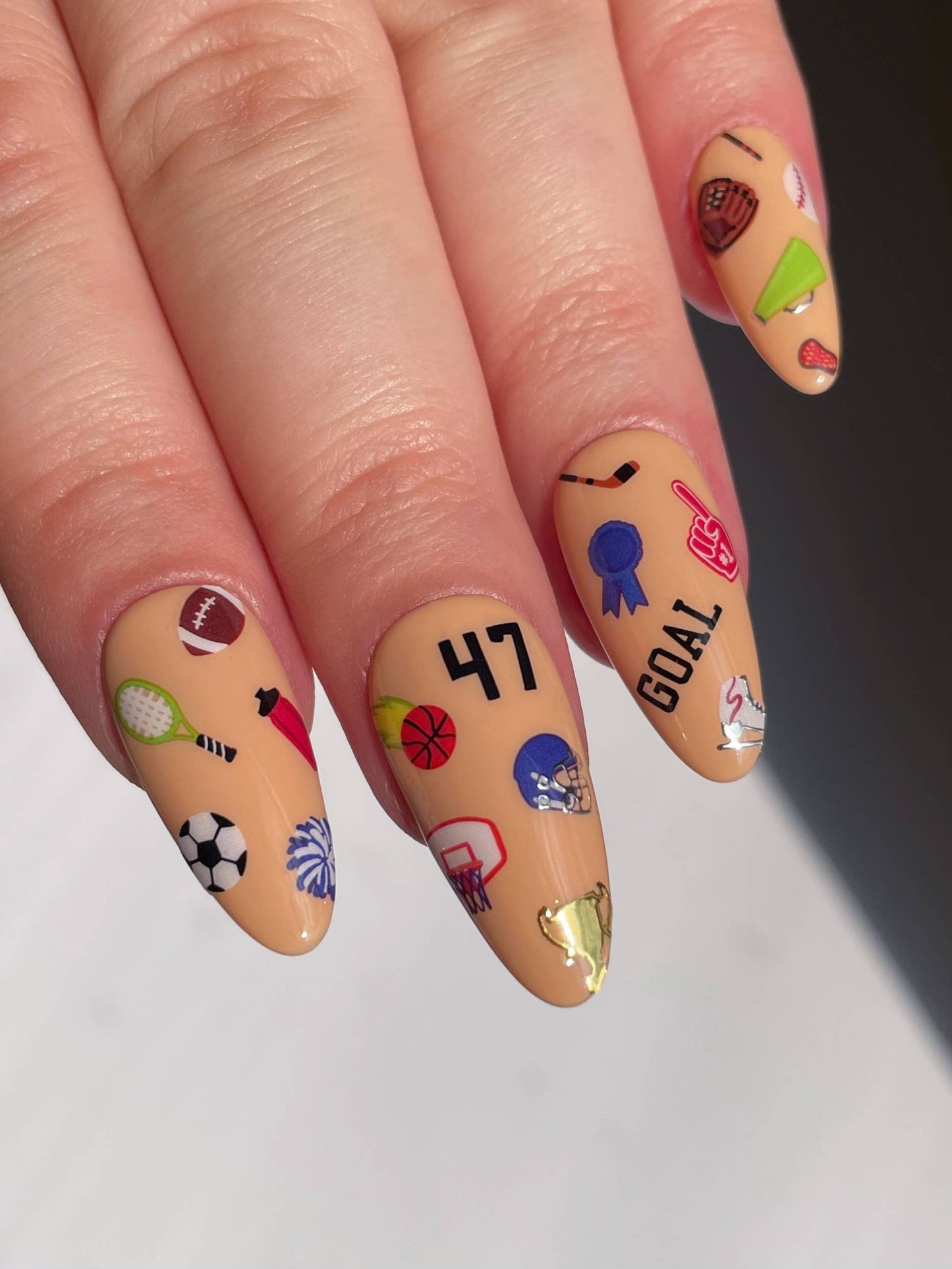 SPORTS BALL Deco Beauty - Nail Art Stickers