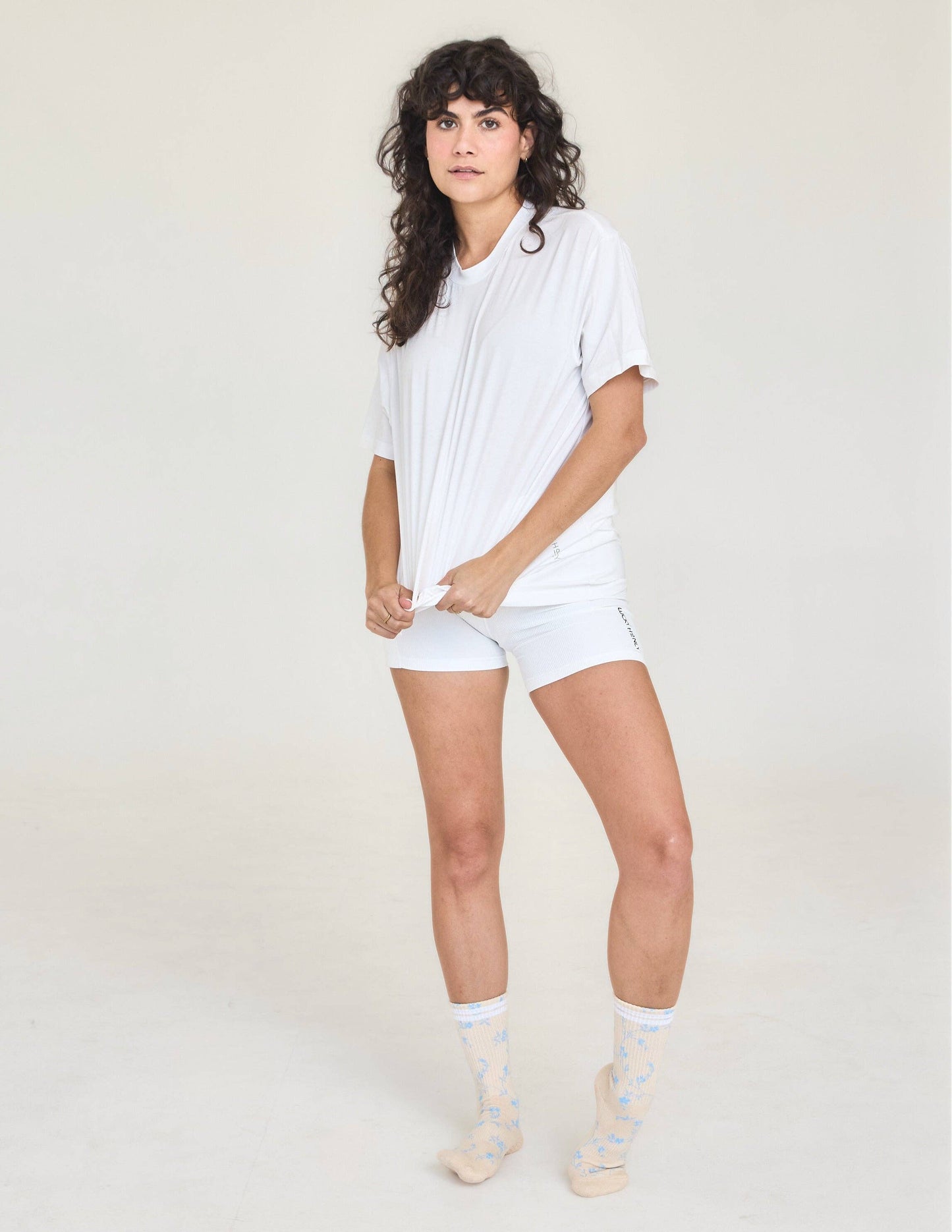 The Floral Grip Sock - LUCKY HONEY