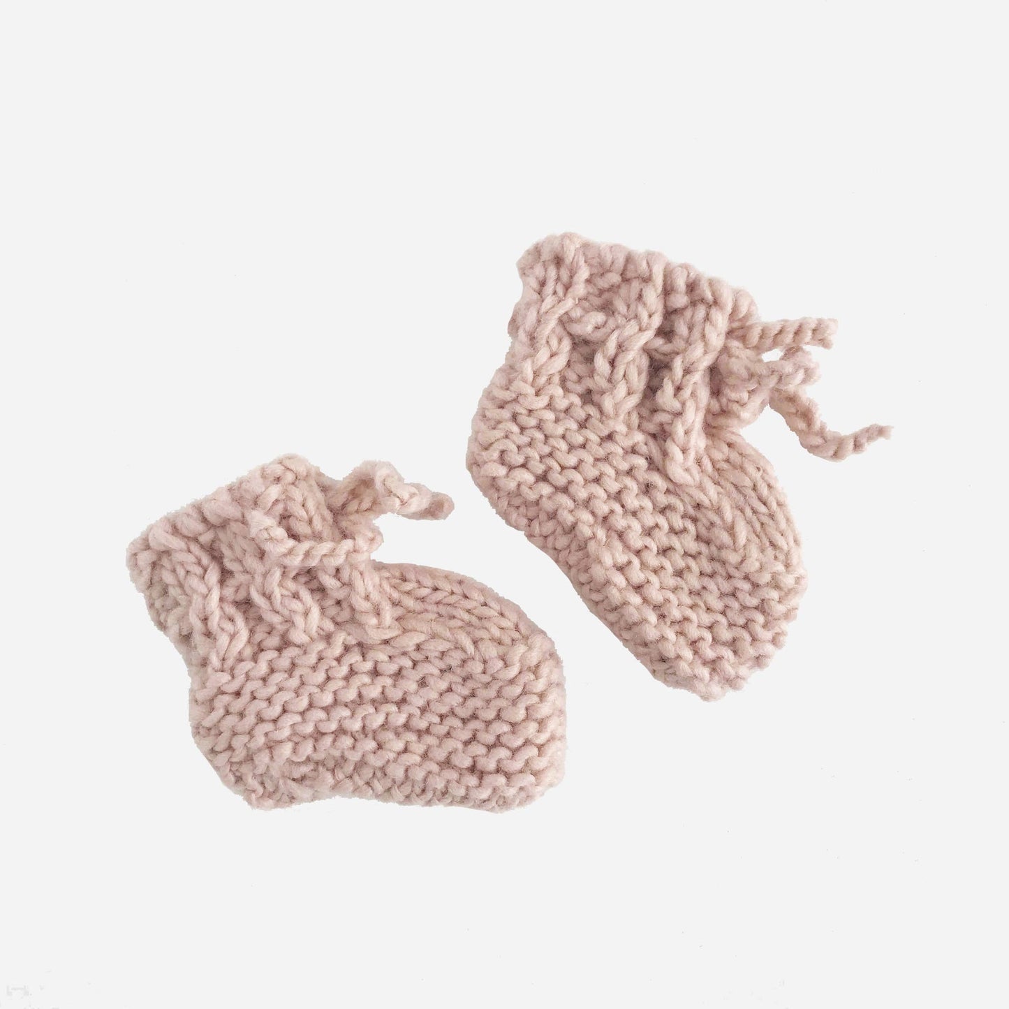 Pink Newborn Booties
