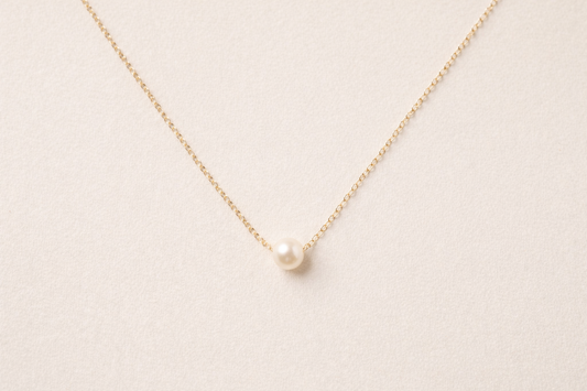 Grit Pearl Necklace | Gold Fill - Sheena Marshall Jewelry