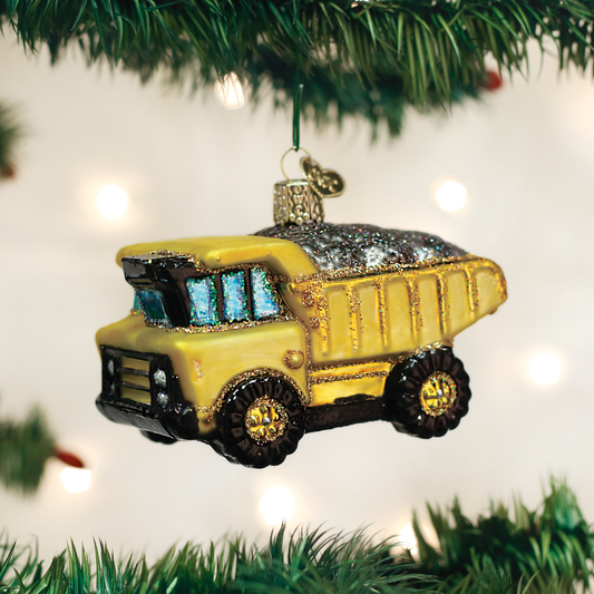Toy Dump Truck Ornament - Old World Christmas