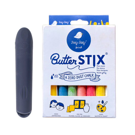 Colored ButterStix® - Dustless Chalk Colors with Holder 12 pcs