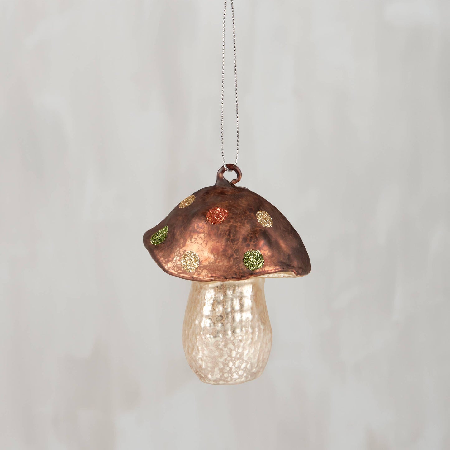 Brown Toadstool Ornament