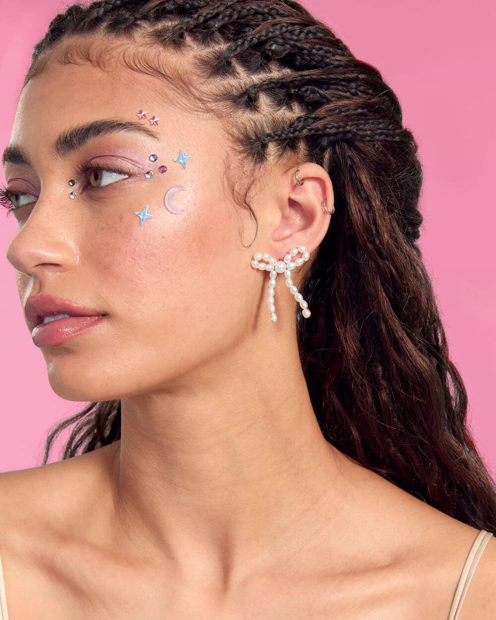 Celestial Face Gem Set - 110 adhesive pcs, New Years Eve