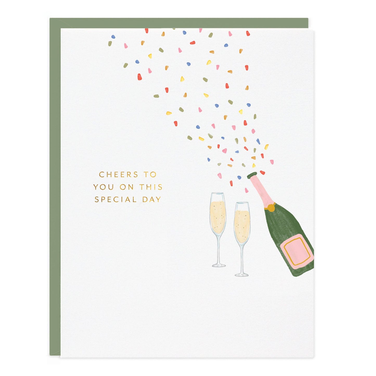 Cheers To You Celebration Greeting Card
