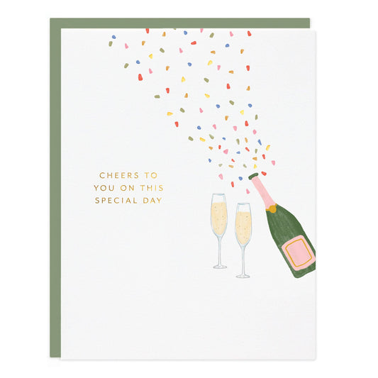 Cheers To You Celebration Greeting Card