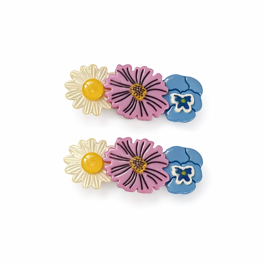 Heirloom Garden Mix Barrette Set MackBecks