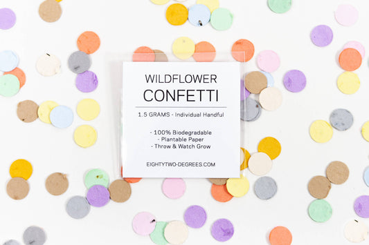 Studio 82° - Mini Wildflower Seed Confetti - Rainbow Light