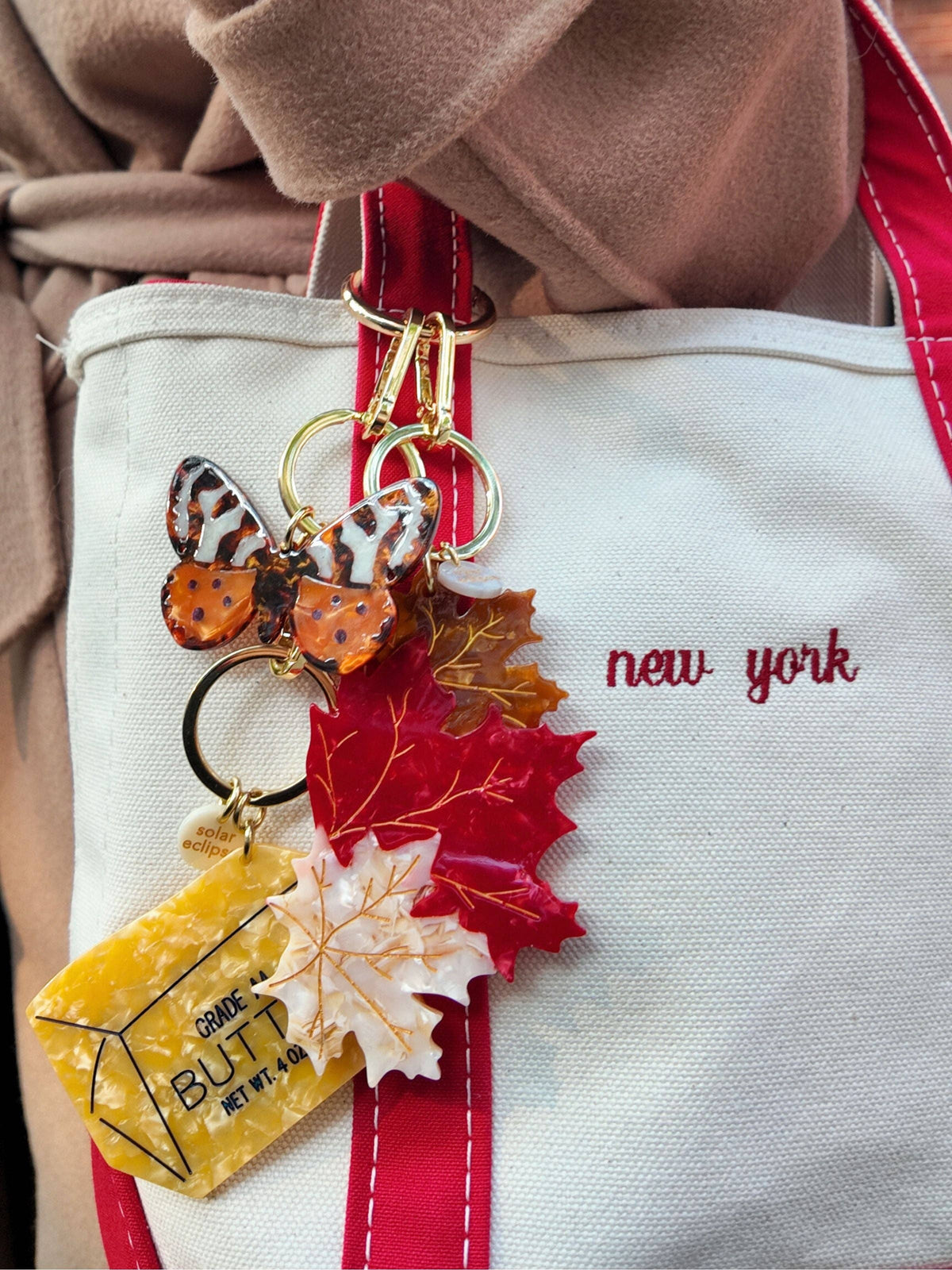 Butter Bag Charm + Keycharm | Solar Eclipse