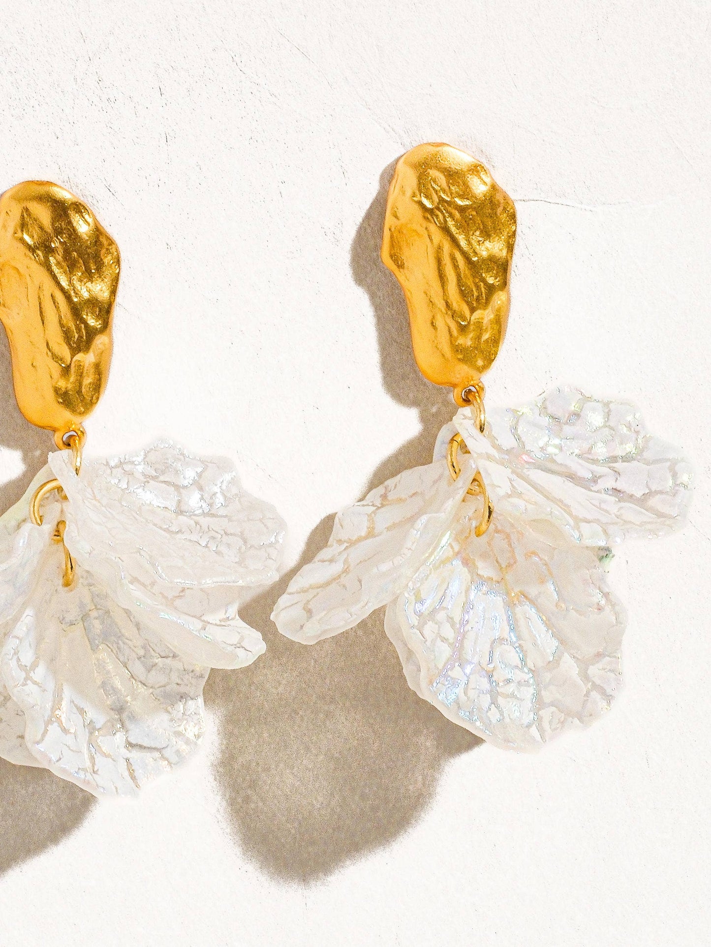Sicilia 18K Gold Boho Floral Dangle Earring Flânerie by MAIQ