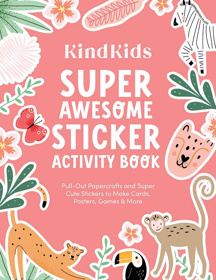 Schiffer Publishing - KindKids Super Awesome Sticker Activity Book