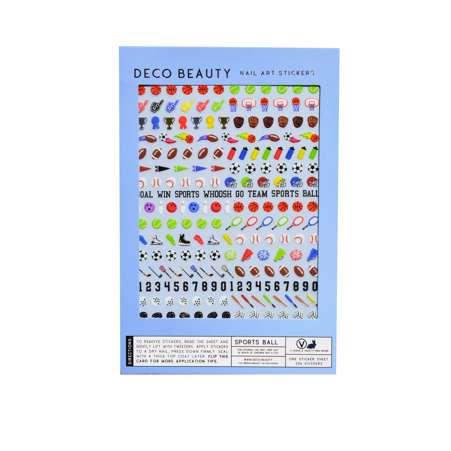 SPORTS BALL Deco Beauty - Nail Art Stickers
