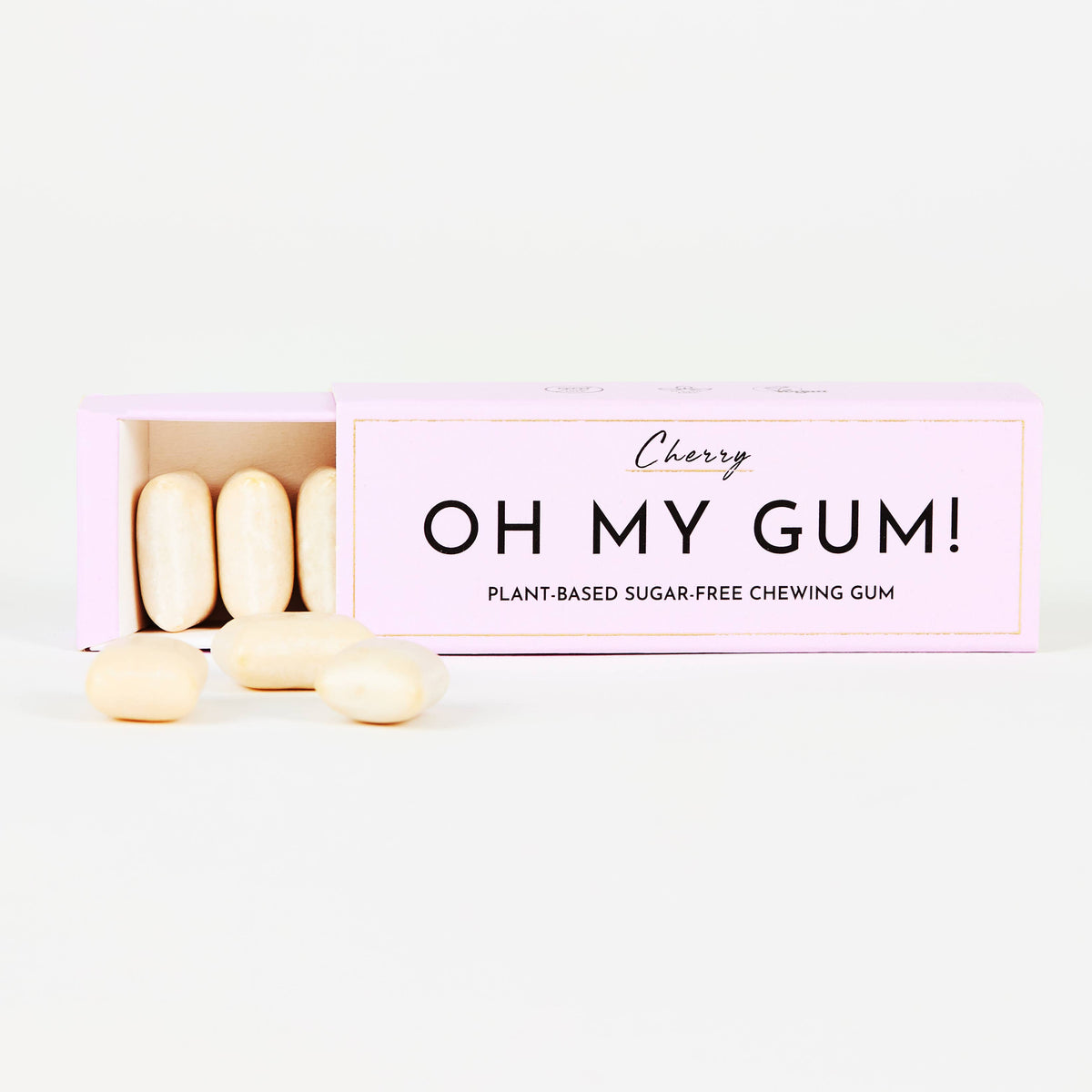 Cherry Chewing Gum - OH MY GUM!