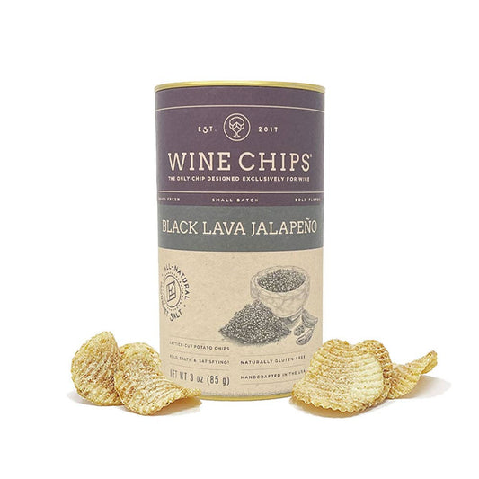 3 OZ. BLACK LAVA JALAPEÑO - wine chips