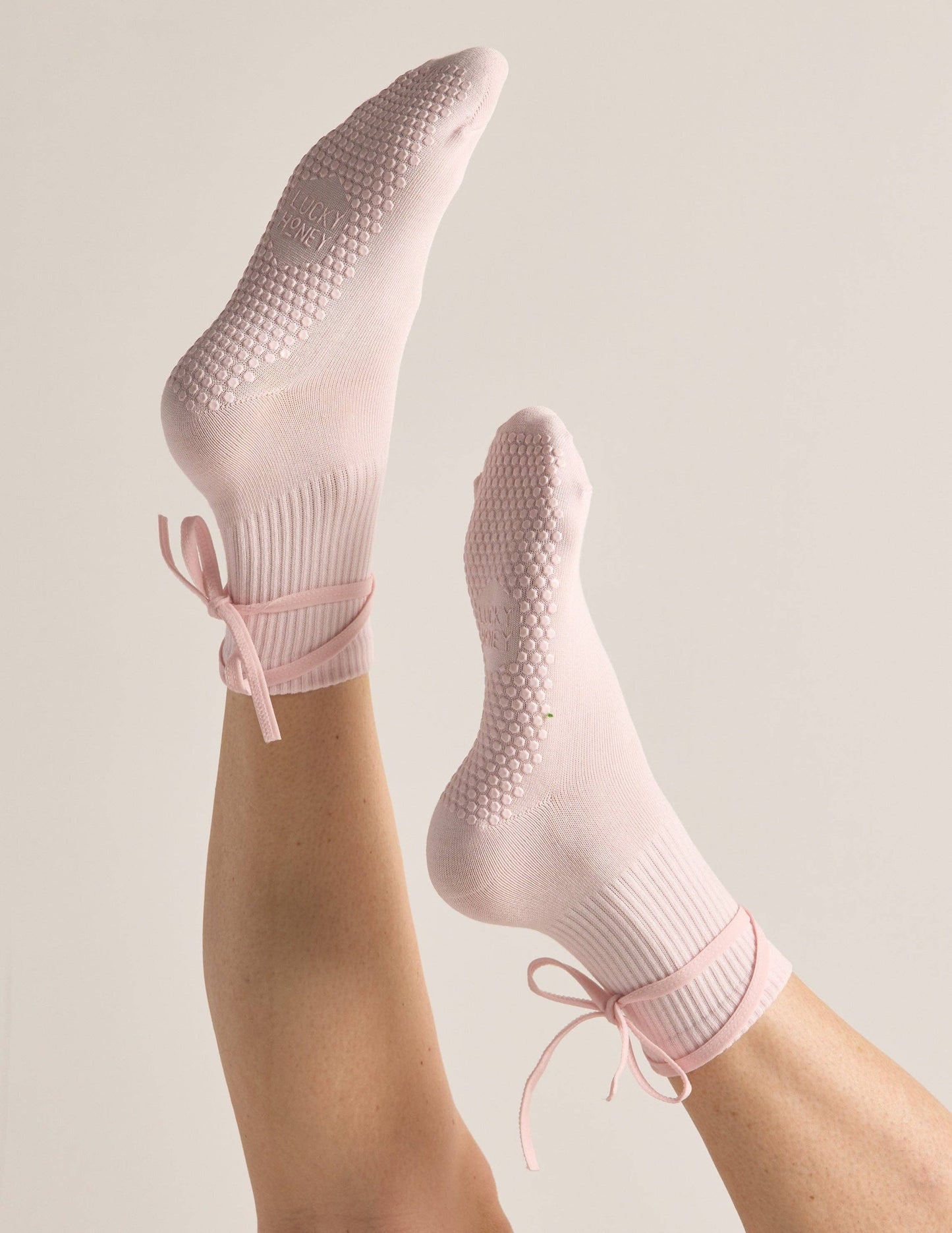 LUCKY HONEY - The Nina Sock Ballet Pink
