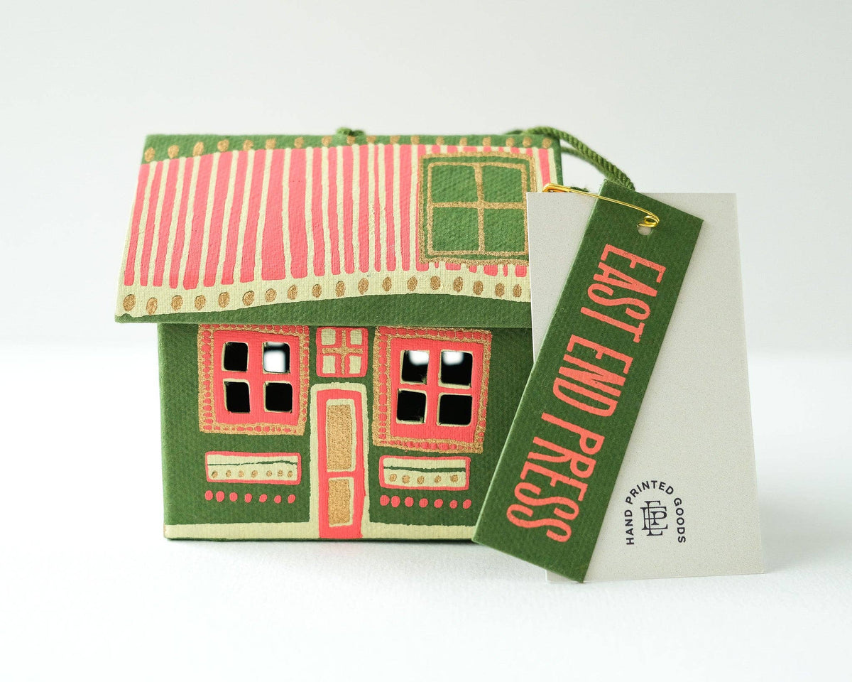 East End Press - SCOTTISH BOTHY SCREEN-PRINTED BOARD DECORATION
