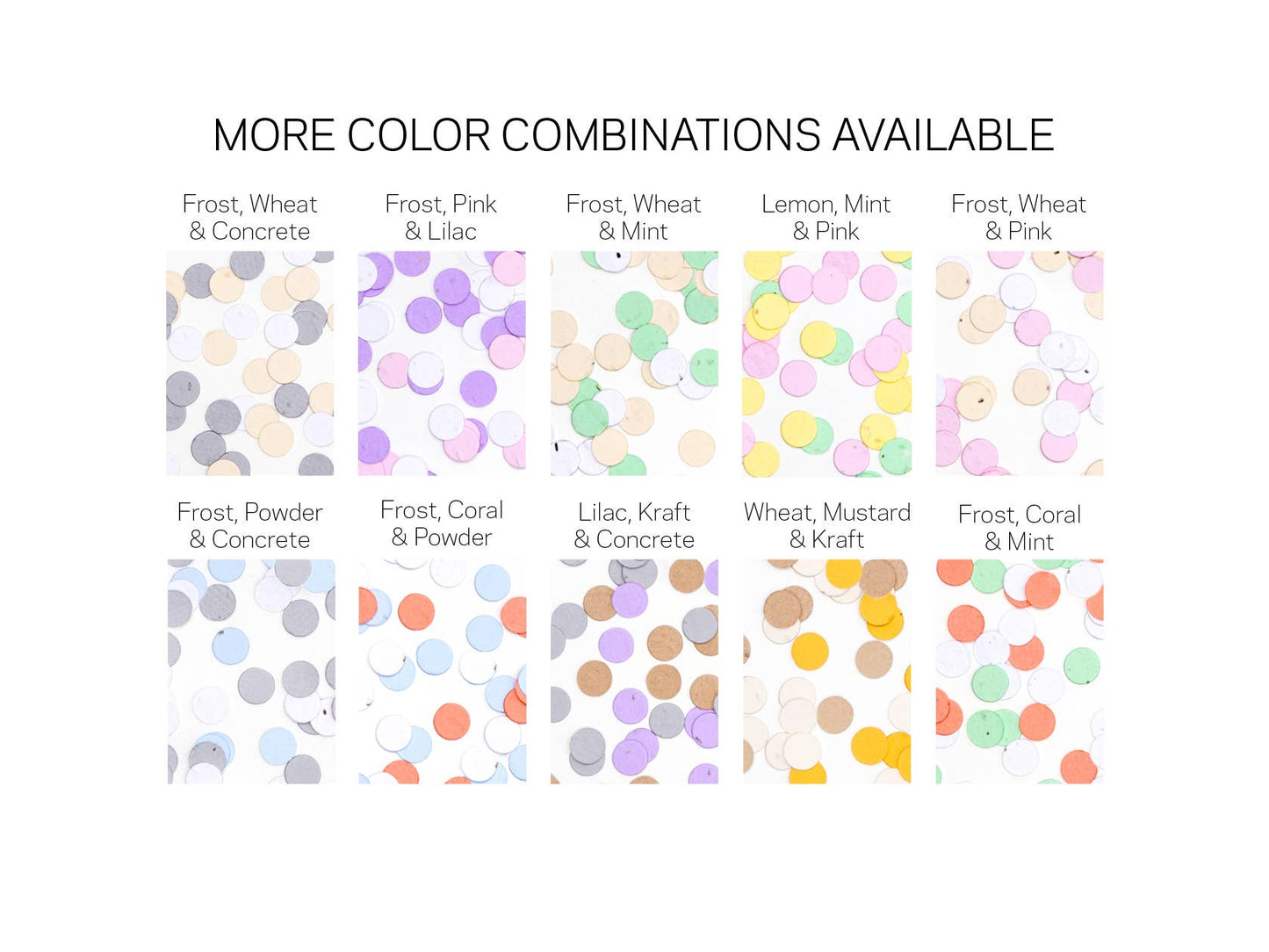 Wildflower Seed Confetti - Rainbow Studio 82°